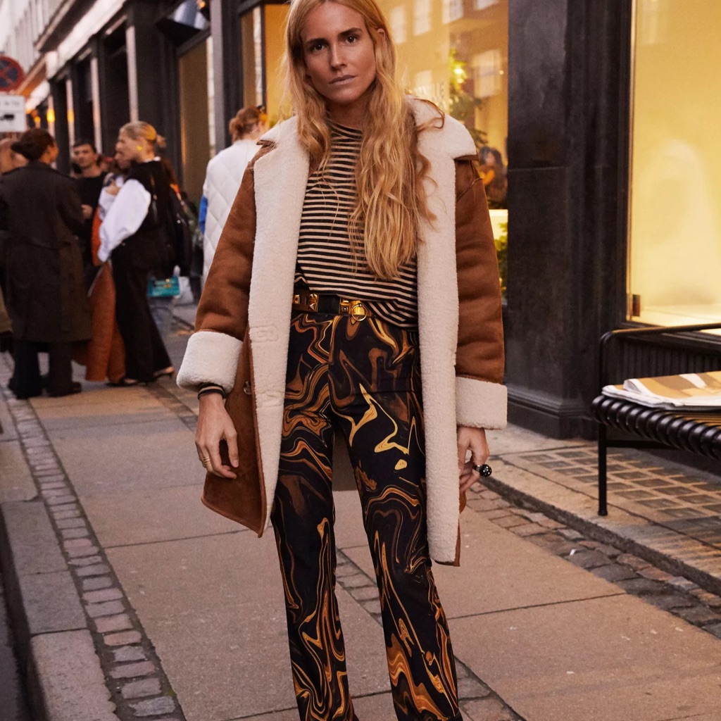 Mango Patterned Pants